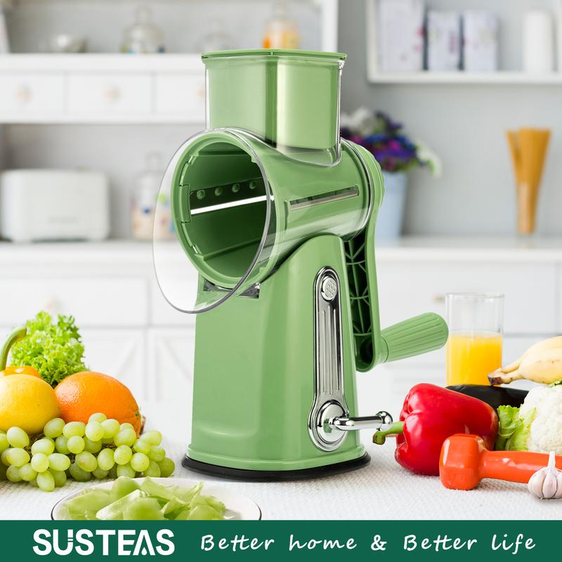 Rotary Vegetable Slicer Cheese Grater Kitchen Too